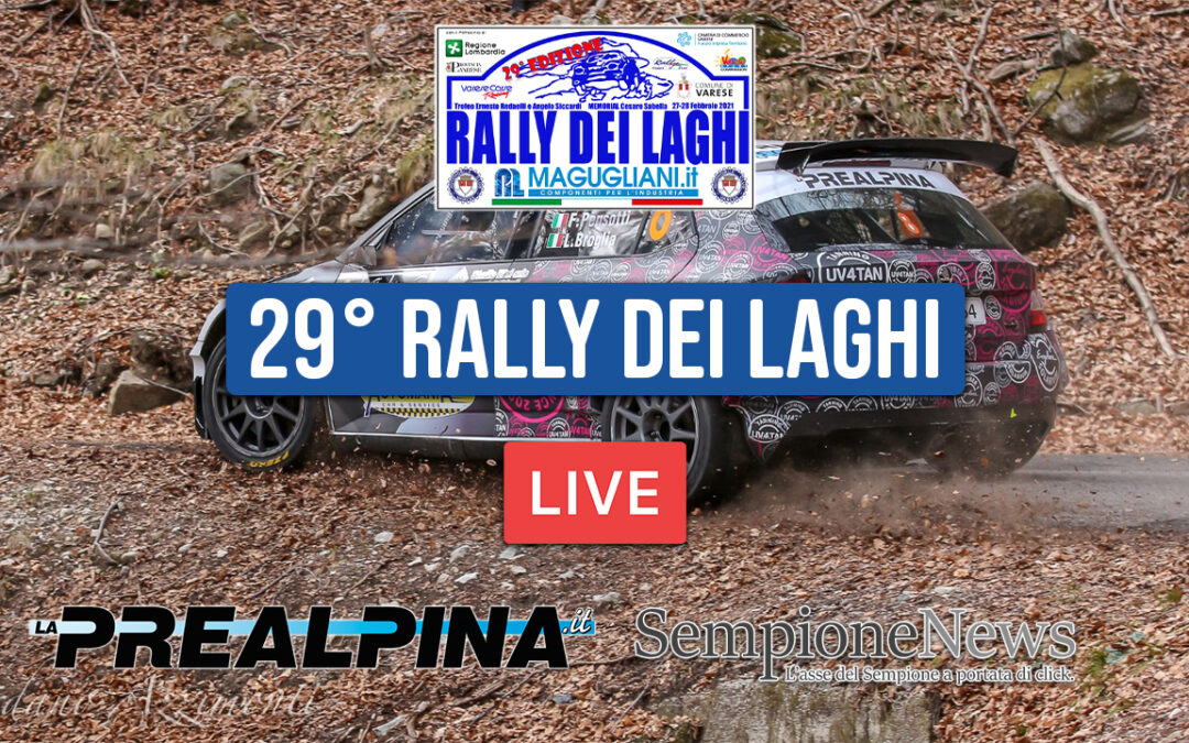 Rivivi le emozioni del 29° Rally dei Laghi nella nostra diretta streaming